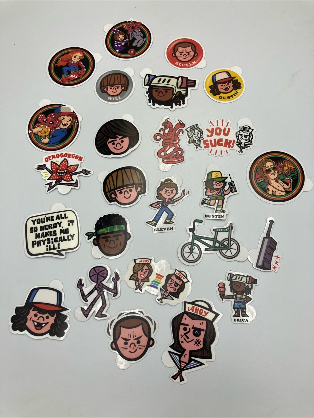 Stranger Things Assorted Multicolor Sticker Collection 30+ Pack - Picture 4 of 5